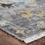 Timeless Fusion Wool Floral Area Rug in Gray-1178960131