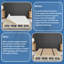 Planche de sommier en bois pliable 0,19 po Terilee-1359345988