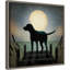 " Moonrise Black Dog " by Ryan Fowler