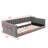 Twin XL Size Upholstery Daybed With Side Storage Pocket, Velvet Sofabed For Living Rooms-1743358474