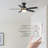 52'' Ceiling Fan with LED Lights-622809623