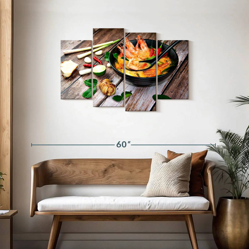 Yarlin Thai Tom Yum Kung Soup, 27" H x 43" W