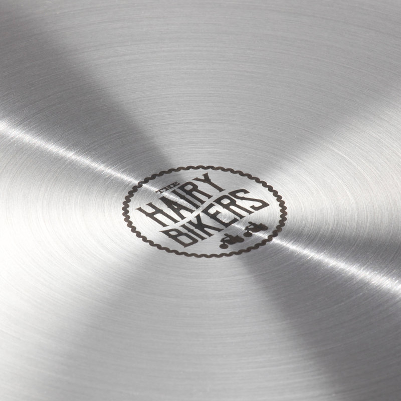 Stainless Steel Non-Stick Frying Pan, 24cm W