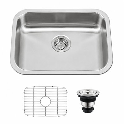 23'' ADA-Compliant Undermount Stainless Steel Single Kitchen Sink