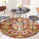 Hollaway Floral Handmade Tufted Wool Red/Orange Area Rug