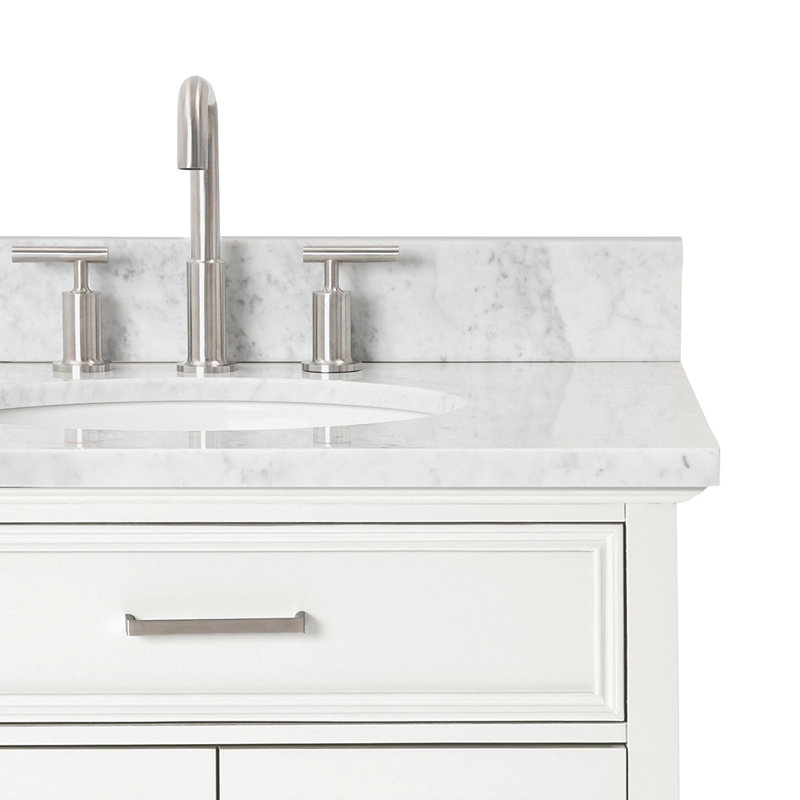 Kensington 43'' W Single Vanity, White, Right