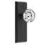 Faux bouton de porte octogonal en bronze huilé-121457998-123514355