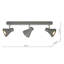 Elany 45cm 3 -Light Track Kit