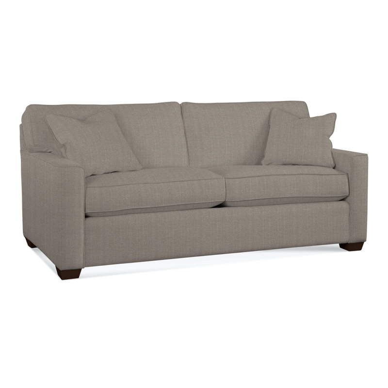 Frye 81'' Upholstered Sofa, Stone Crypton Performance; 0884-83, Java
