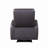 Top Grain Leather Upholstered Power Motion Reclining, Brown