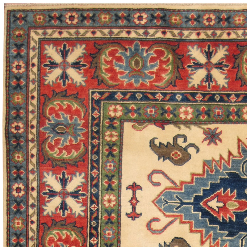 Jevon One-of-a-Kind 5'5" X 7'6" Wool Area Rug in