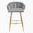 Rukija Upholstered Gold Plated Barstools-120011190
