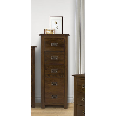 Somerville 5 Drawer narrow chest of drawers