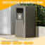 Poubelle de cuisine extérieure grande capacité 22 gallons-111634982
