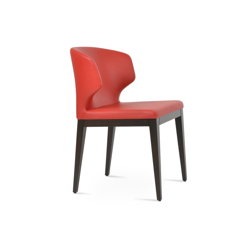 Chaise d'appoint en bois Amed, Gris, Hêtre wengé