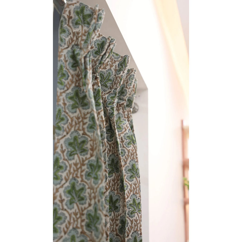 Rideau Boho Pinch Pleat, L 27 po x L 96 po