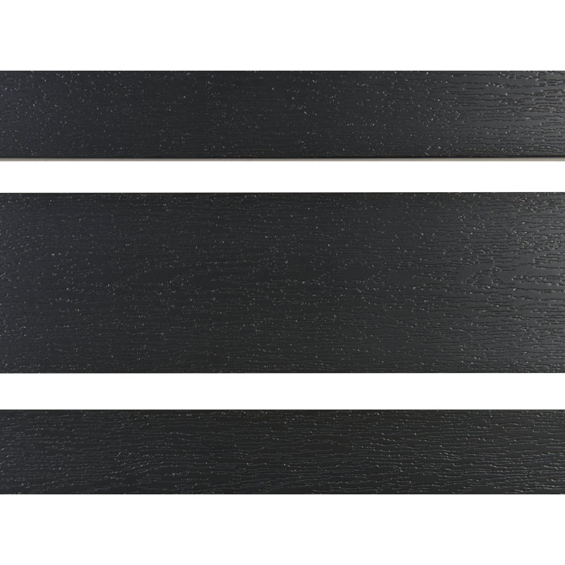 Hillegier Rectangular 180Cm L Table, Black, Silver