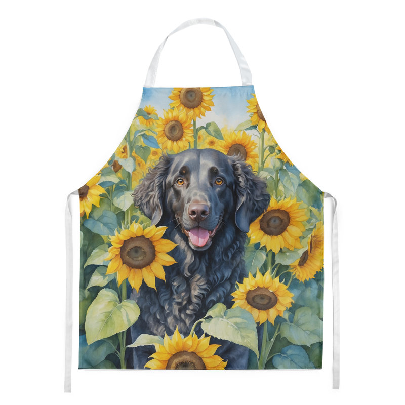 Tablier retriever bouclé en tournesol