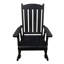 Chaise berçante d'extérieur en bois massif Ruvimbo-86843596