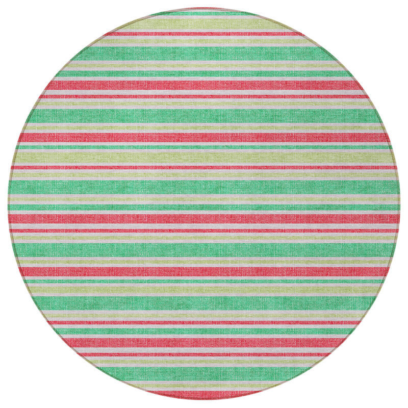 Tapis d'intérieur rond 8 po