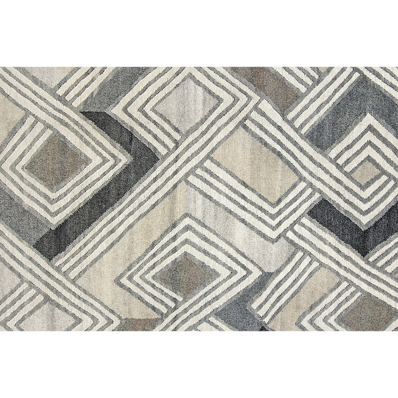 Tapis en nickel noué à la main de haute qualité, Rectangle de 10 pi x 14 pi