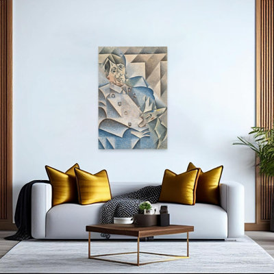 Juan Gris'S Portrait Of Pablo Picasso Abstract Classic Contemporary Wall Art