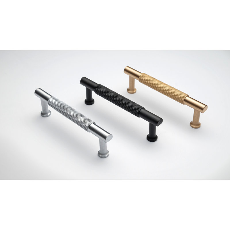 Pamplona 9.6 cm centre Bar Handle, Brushed Brass