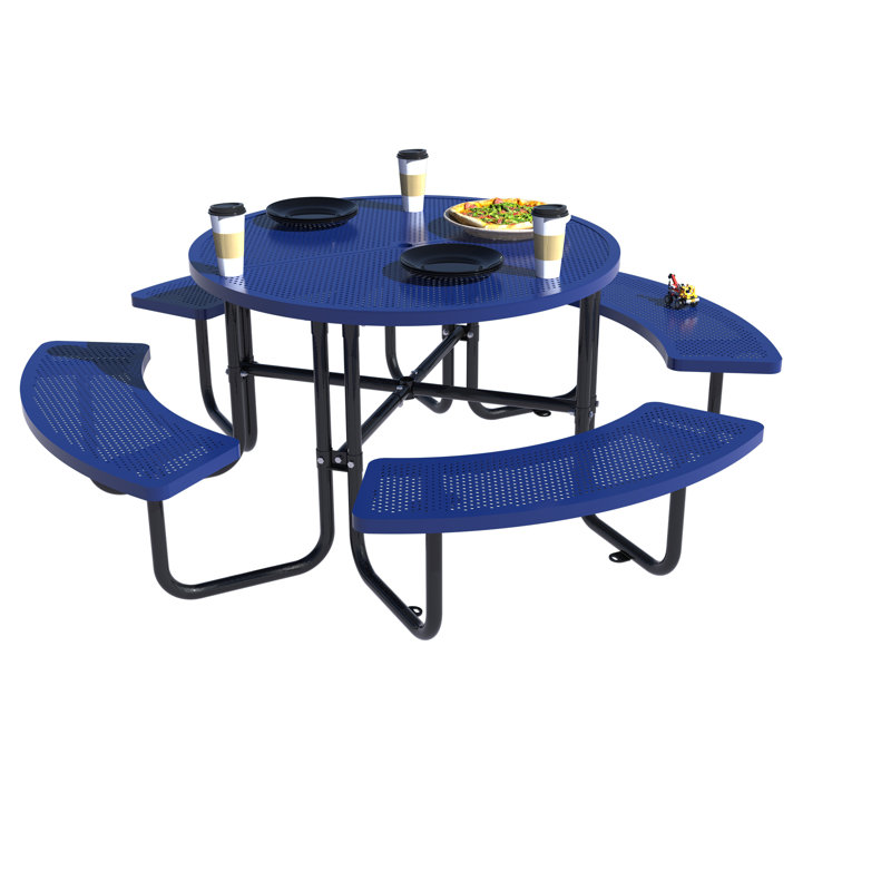 Ensemble de salle à manger 46,45 po Honbice, Bleu