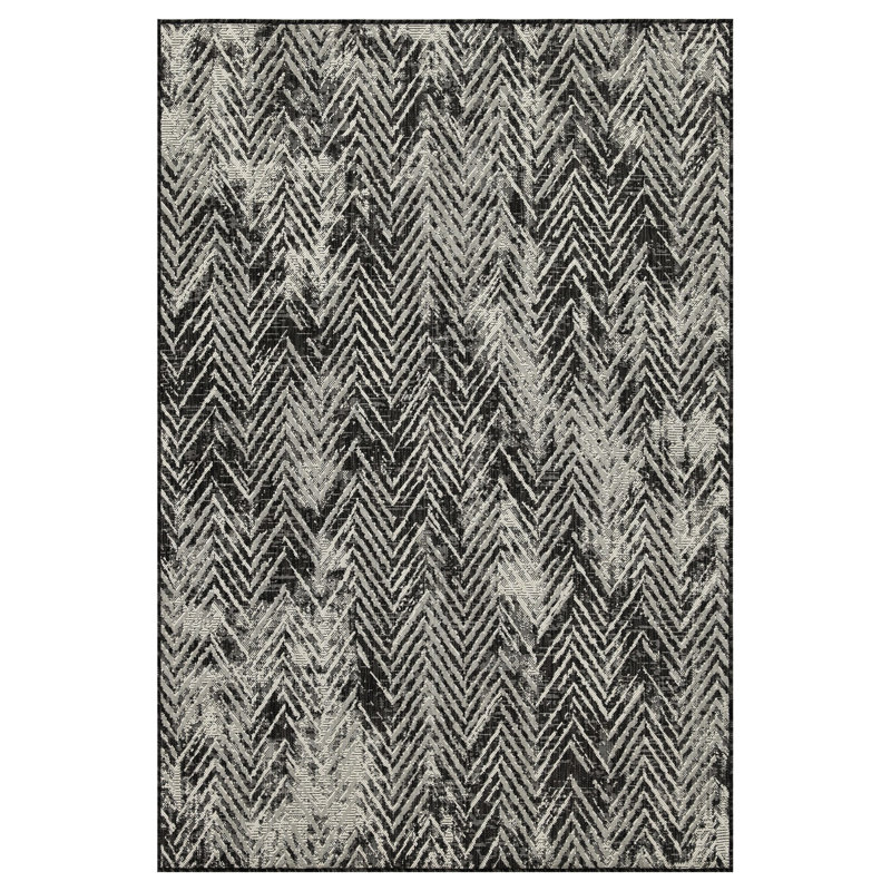Anthracite Area Rug, 5.25' X 7.25', Sunshine, Polypropylene, Stain , For A Modern Living 5.25 Ft. 7.25 Ft., Sunshine Collection, Stain, All Occasions