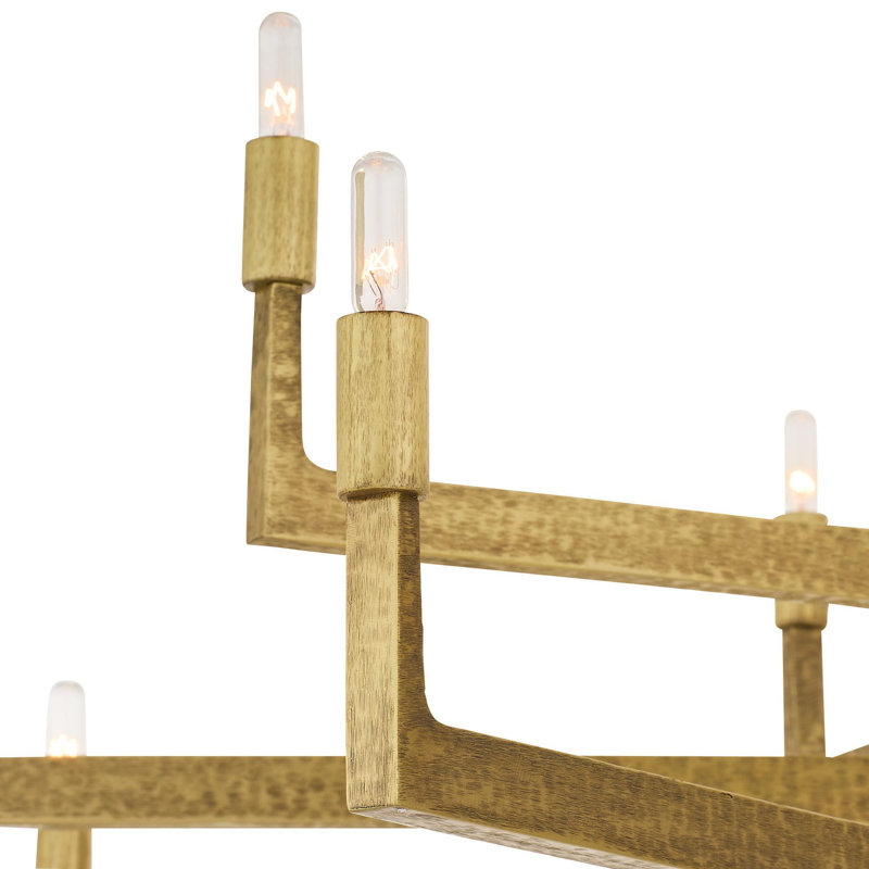 Griff 12 - Light Chandelier, Gold