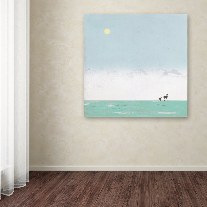 « wanderlust », art sur toile, H 14 po x l 14 po