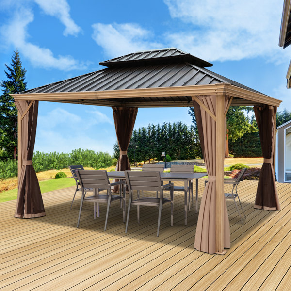 COVERONICS Aluminum Patio Gazebo | Wayfair