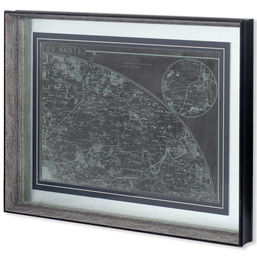 Mercana Map Of Paris Grid II | Wayfair