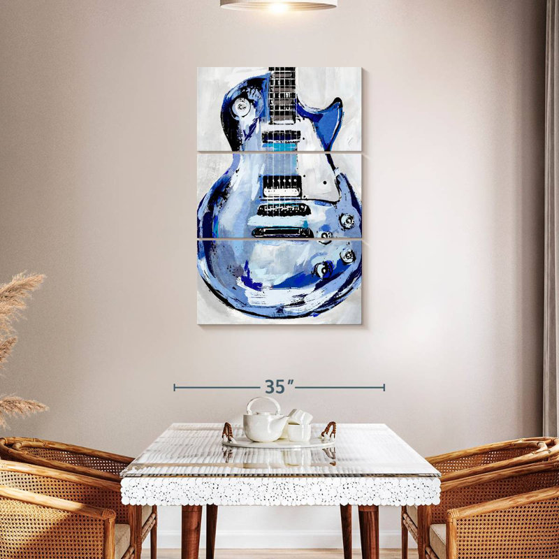Abarca Electric Blues I, 45" H x 28" W
