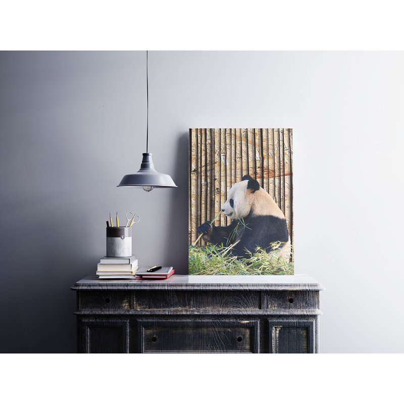 Panda - No Frame Print on Wood