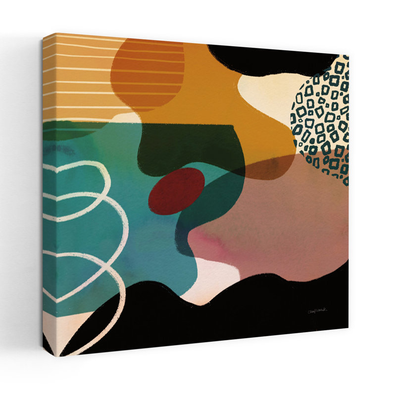 Variété III abstrait, art contemporain moderne, H 18 po x l 18 po