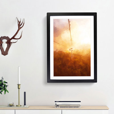 Cable Car in Turkey in Abstract - Picture Frame Painting Print