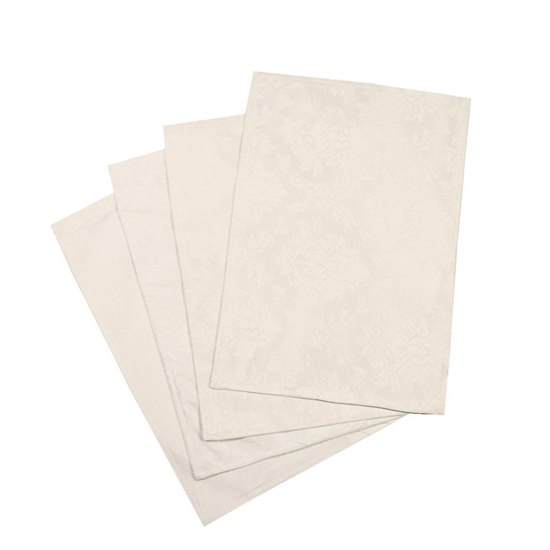 Ensemble de napperons 4 pièces Reta, Blanc