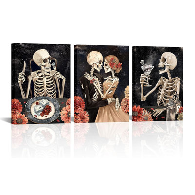 3 Piece Wrapped Canvas Wall Art