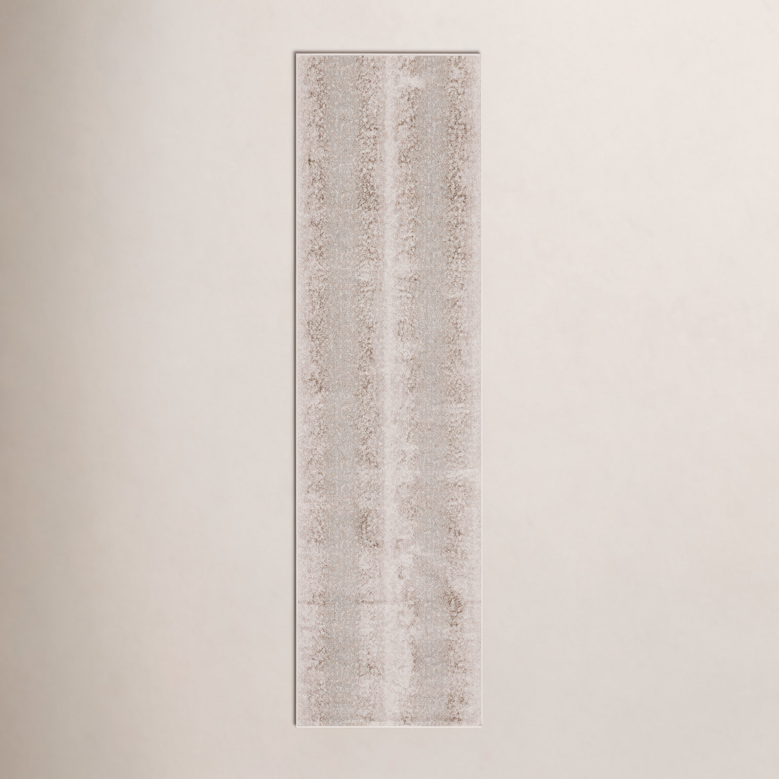 Baytown Feather Gray Animal Print Rug, Runner 2'2" x 8'