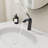 Matte Black Single Handle Lavatory Basin Sink Faucet-117992812