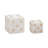 Handmade Marble and Metal Decorative Dice (Set of 2)-1402132683