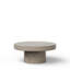 Circa Round Concrete Coffee Table Dark Grey-307402934