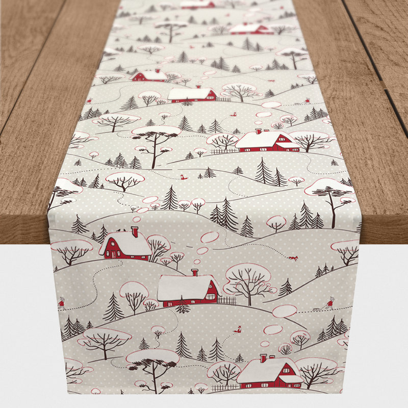 Camerton Christmas Table Runner, 72" L x 16" W