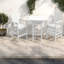Ensemble de bar de patio durable en Hdpe 3 pièces, style moderne pour l'extérieur