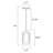 Niyon 1-Light Brushed Nickel Clear Glass and White Glass Shades Mini Pendant Light-25305314