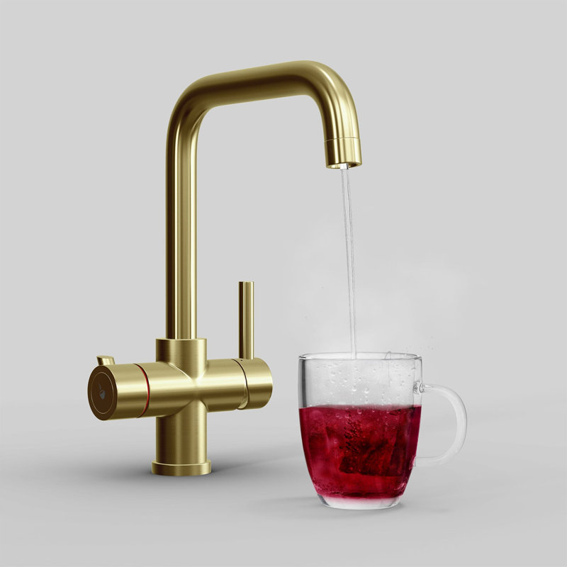 Fohen Touch Kitchen Faucet, Champagne Gold
