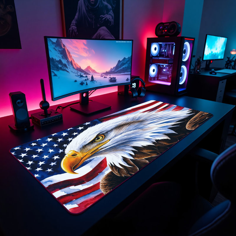 Polyester Desk Pad, 23.6x13.8