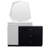  Athlone Platform 5-Piece Black/ White with LED Lighting Bedroom Set -23547752