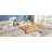 Full Size Wood Platform Bed For Kids, Wood Low Profile Full Bed With Rails , Natural-958058297